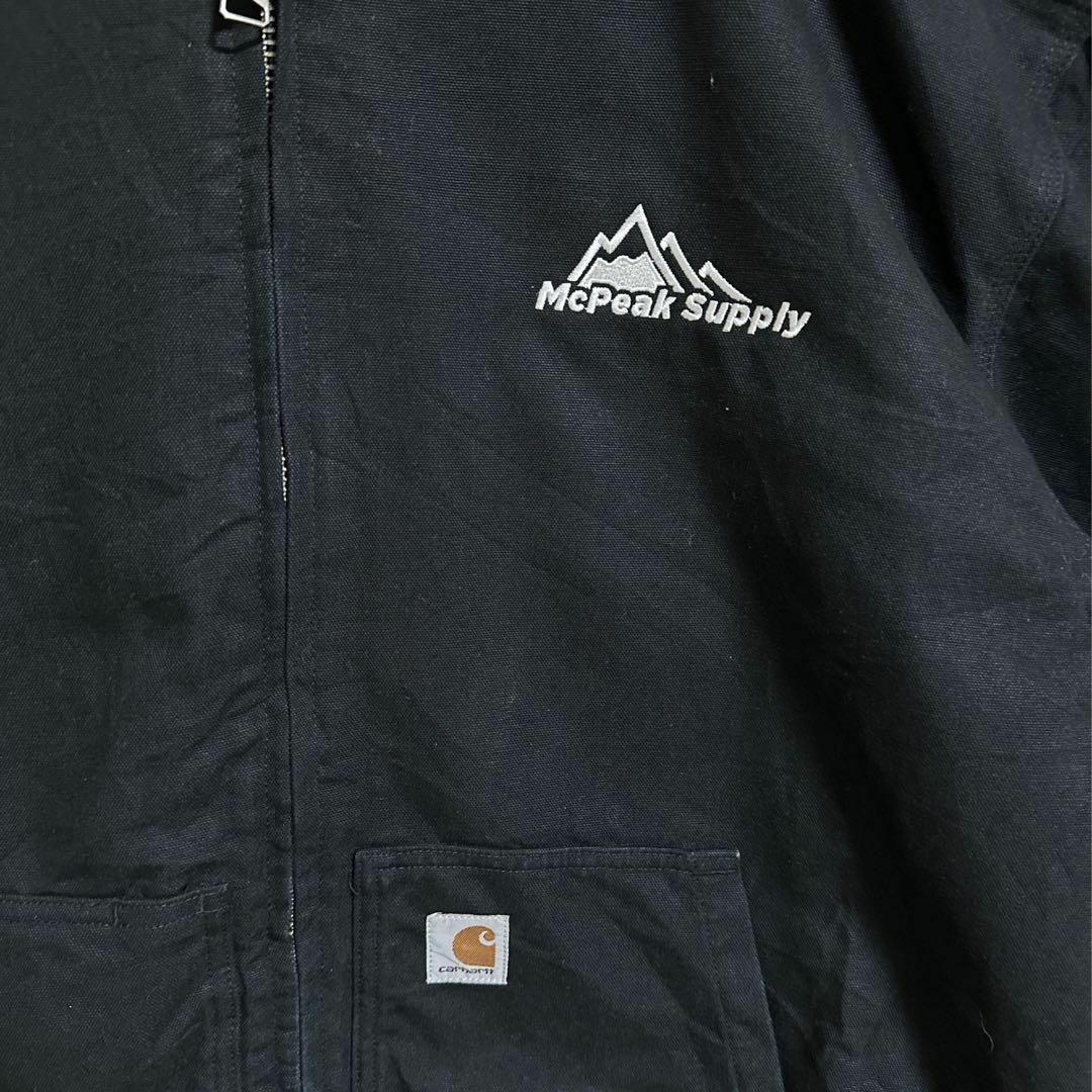 carhartt(カーハート)のカーハート アウター ダック ジャケット フード ブルゾン ロゴ USA古着 メンズのジャケット/アウター(ブルゾン)の商品写真