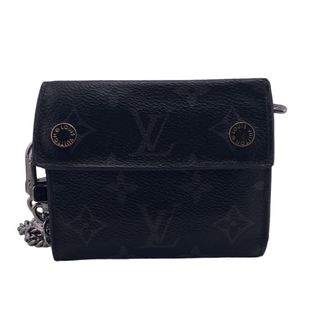 ルイヴィトン(LOUIS VUITTON)のルイヴィトン LOUIS VUITTON 三つ折り財布
 モノグラム エクリプス M63510 ブラック(折り財布)