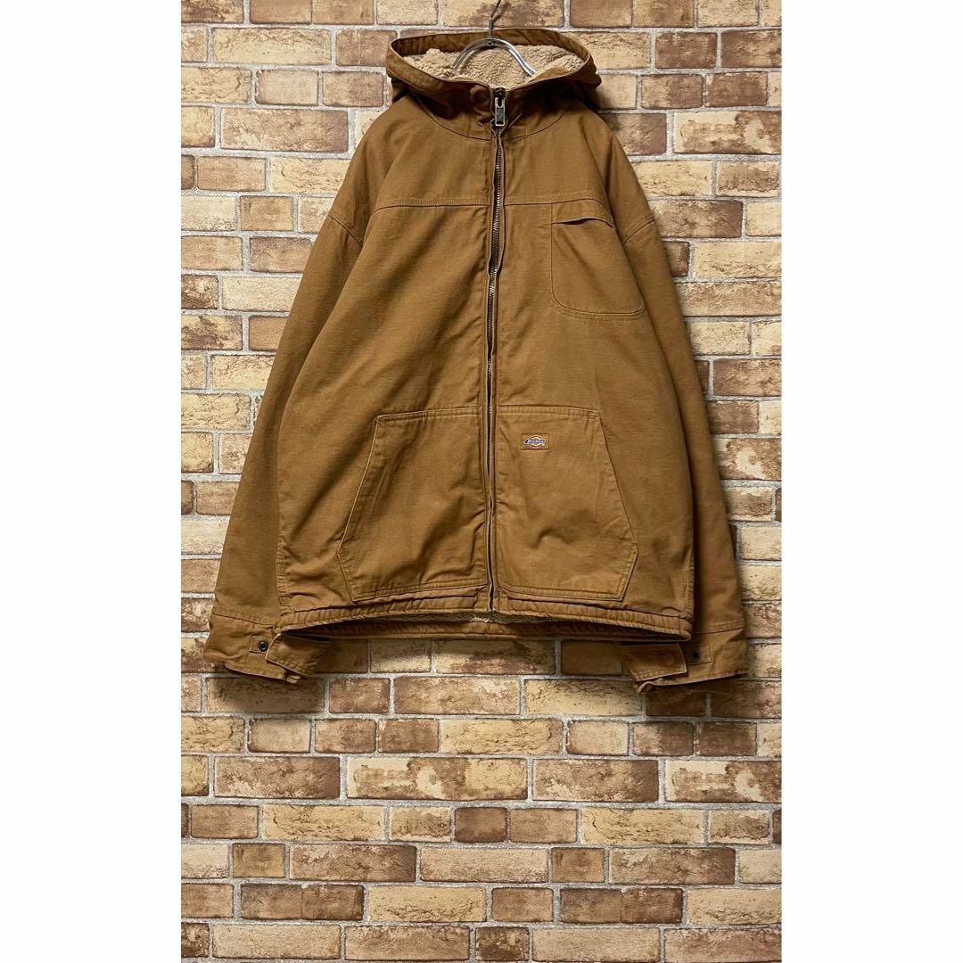 Dickies(ディッキーズ)のディッキーズ　裏ボア　ダックジャケット　ビッグシルエット　ブラウン　アクティブL その他のその他(その他)の商品写真