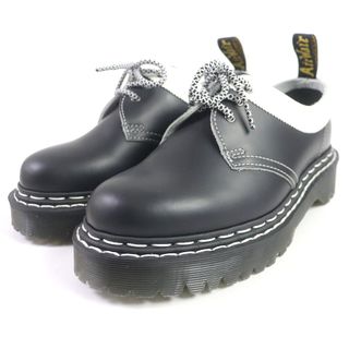 ドクターマーチン(Dr.Martens)の未使用品□Dr.Martens ドクターマーチン 1461 BEX DS レザー ホワイトステッチ 3ホール レースアップシューズ ブラック ホワイト 5 レディース(その他)