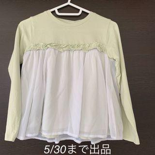 140 女の子　トップス　カットソー　長袖(Tシャツ/カットソー)