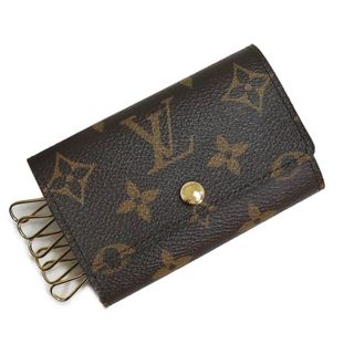 ルイヴィトン(LOUIS VUITTON)のルイ ヴィトン ミュルティクレ 6連 キーケース モノグラム アルマニャック ブラウン 茶 ゴールド金具 M62630 箱付 LOUIS VUITTON（未使用保管品）(キーケース)