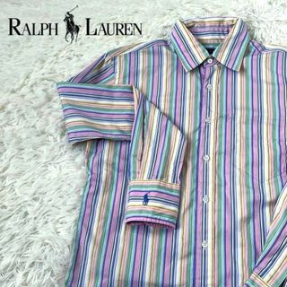 ラルフローレン(Ralph Lauren)のラルフローレン　ストライプ　シャツ　袖ポニー　ralph polo(シャツ/ブラウス(長袖/七分))