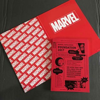 マーベル(MARVEL)の非売品　MARVEL ZAKKA BOOK マーベル雑貨カタログ ファイル付き(アート/エンタメ)