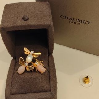 ショーメ(CHAUMET)のCHAUMET アトラップモア超レア　蝶々＆スパイダーピアス(ピアス)