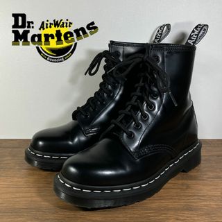 Dr.Martens マーチン ホワイトステッチ 8ホール ブーツ UK4(ブーツ)