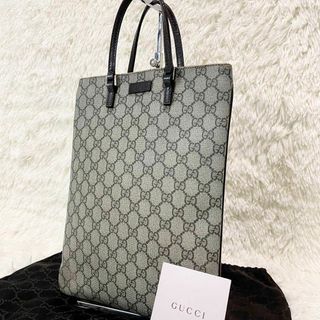 グッチ(Gucci)のGUCCI トートバッグ　GGスプリーム　レザー　手提げ　A4可(トートバッグ)