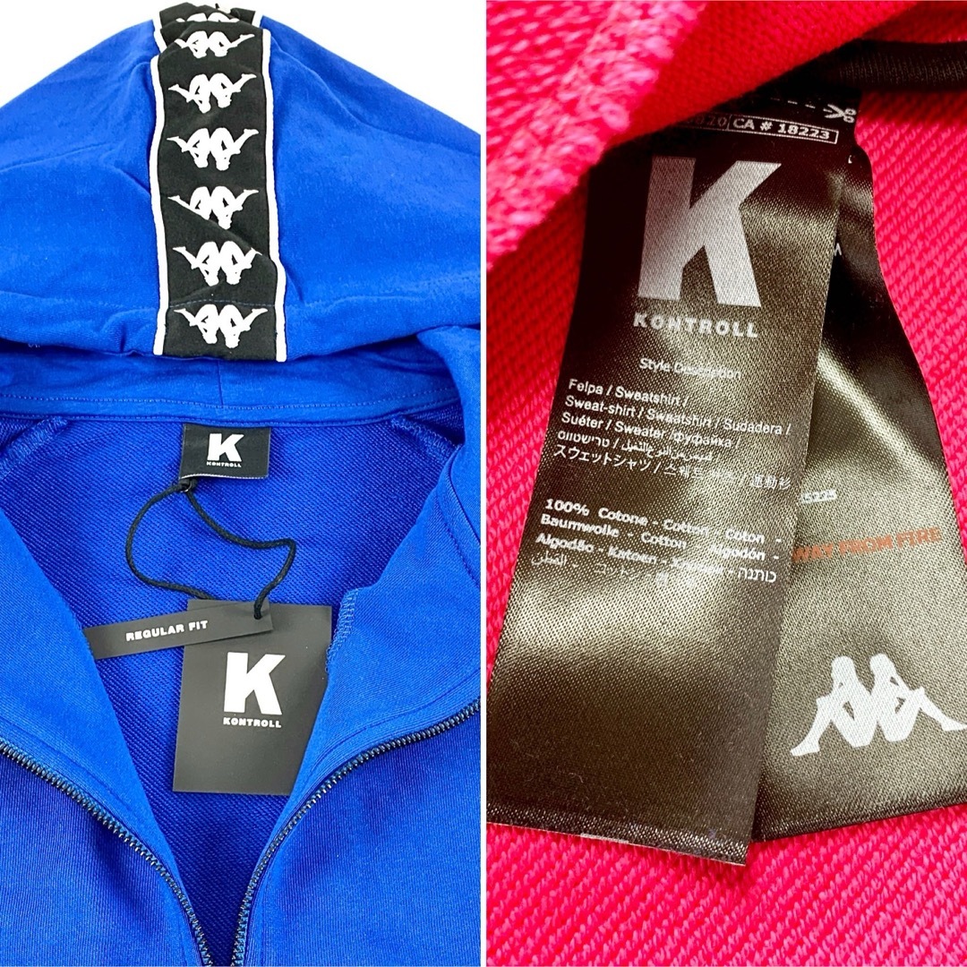 KAPPA KONTROLL(カッパコントロール)の新品 Kappa KONTROLL バックロゴ フードBANDA ジップパーカー メンズのトップス(パーカー)の商品写真
