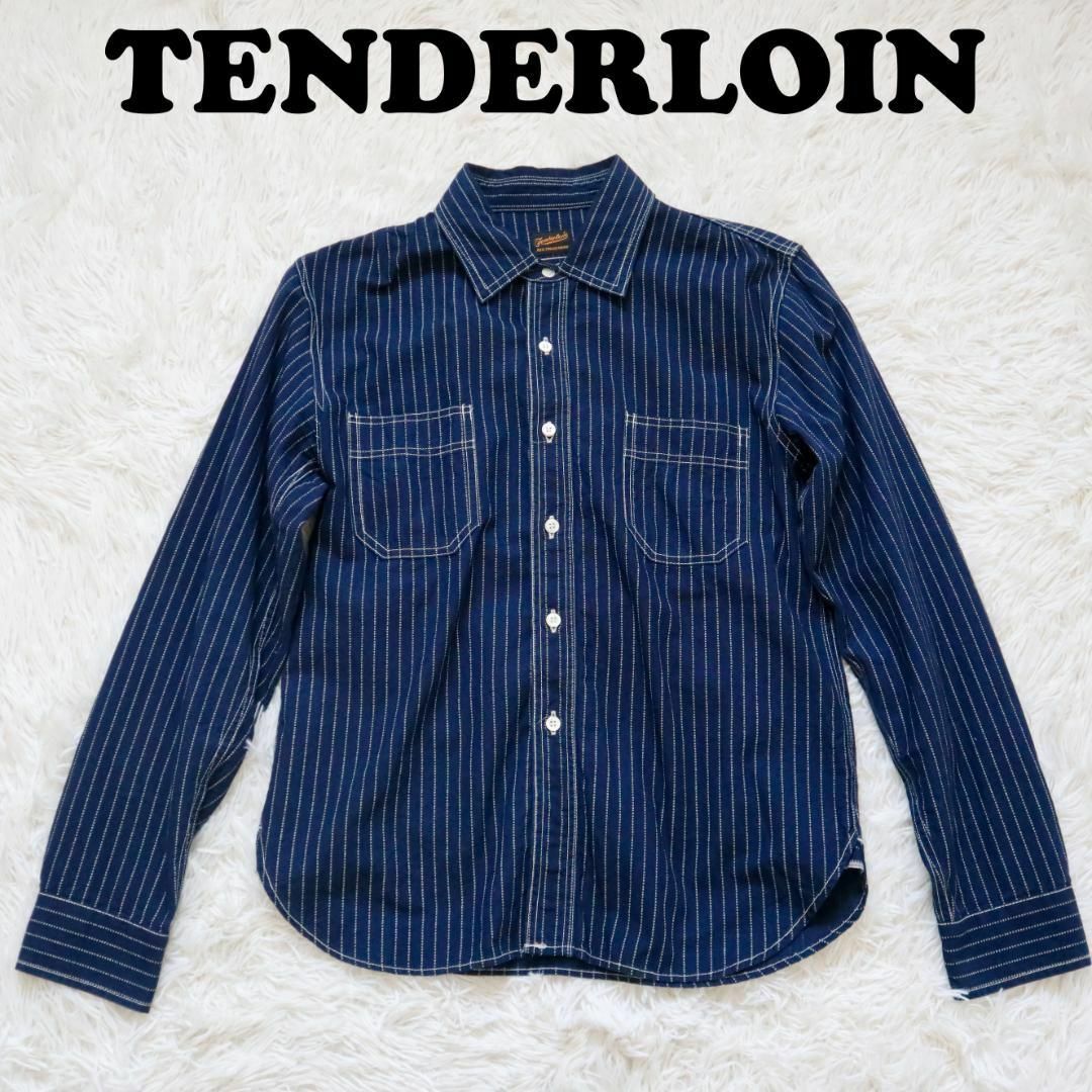 TENDERLOIN(テンダーロイン)のTENDERLOIN/テンダーロイン  ウォバッシュワークシャツ チンストラップ メンズのトップス(シャツ)の商品写真