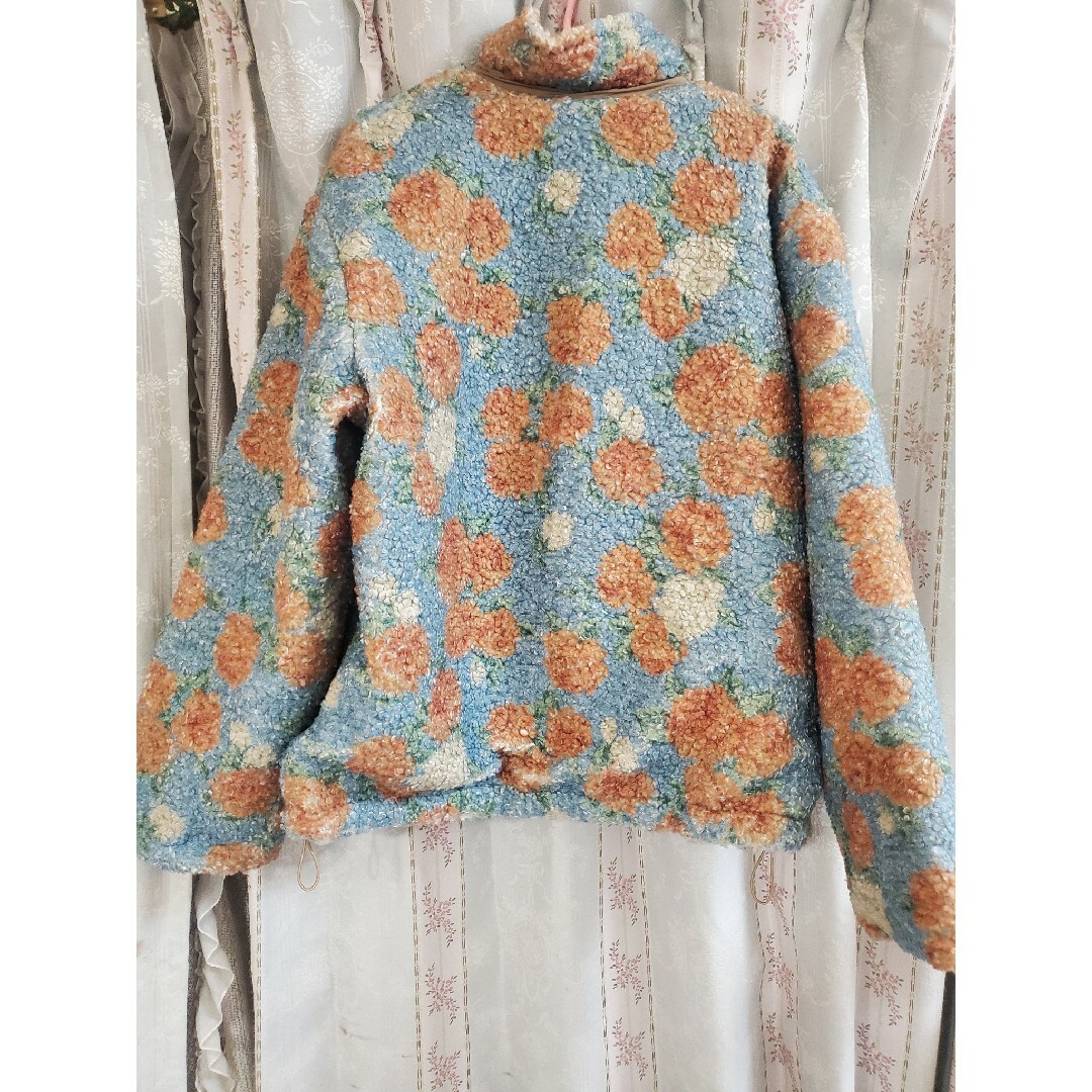 jouetie - jouetie 花柄リバーシブルボアブルゾンの通販 by kaBi jouetie - jouetie 花柄リバーシブルボアブルゾンの通販 by kaBi