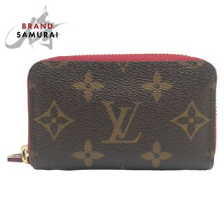 ルイヴィトン(LOUIS VUITTON)の美品 LOUIS VUITTON ルイヴィトン ミュルティカルト モノグラム フューシャ ブラウン 茶 ゴールド金具 PVC M61299 カードケース 名刺入れ レディース 405297 【中古】(パスケース/IDカードホルダー)