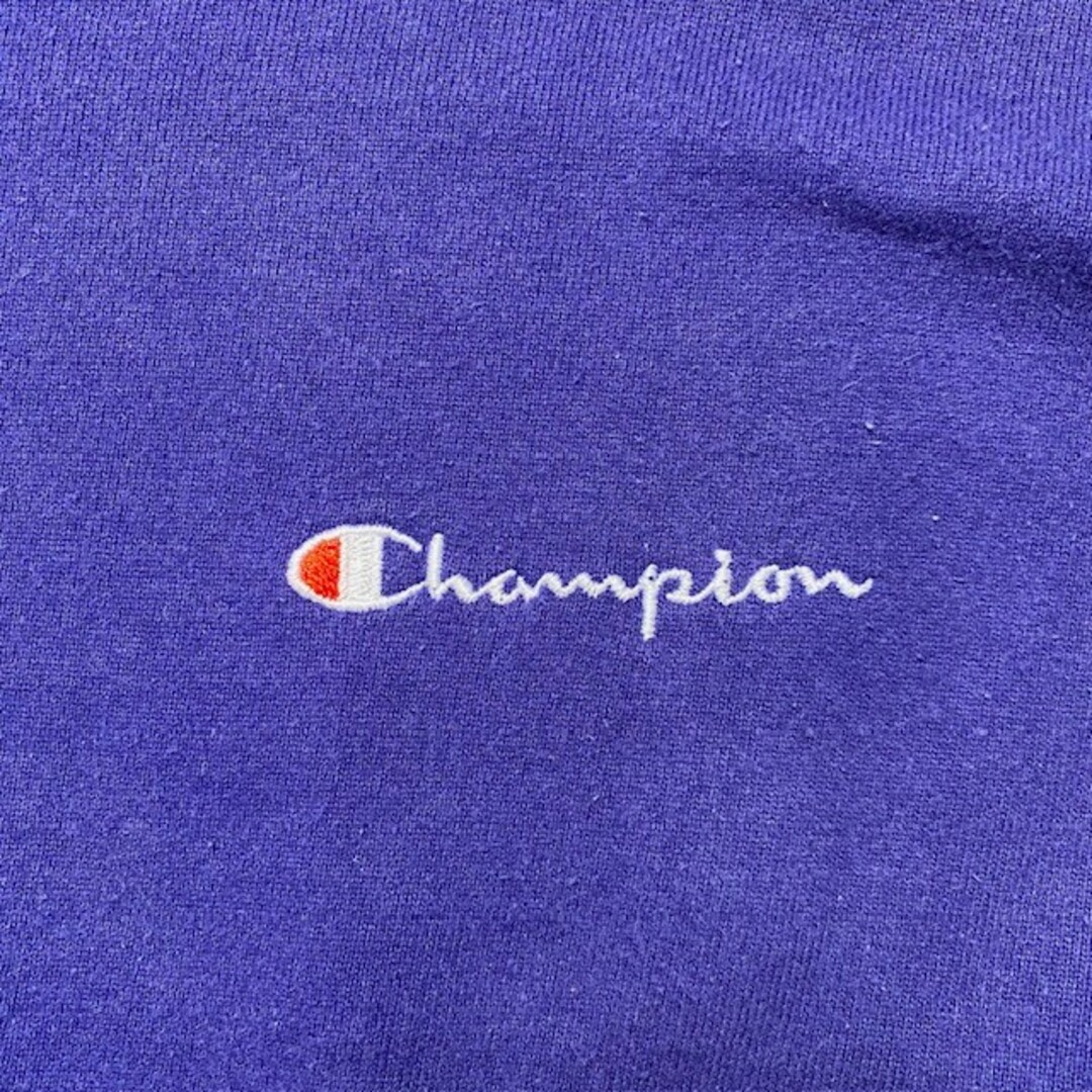 Champion(チャンピオン)の90's Champion 青刺繍タグ 前Vスウェット XL チャンピオン ロゴ刺繍 ヴィンテージ vintage 318U メンズのトップス(スウェット)の商品写真