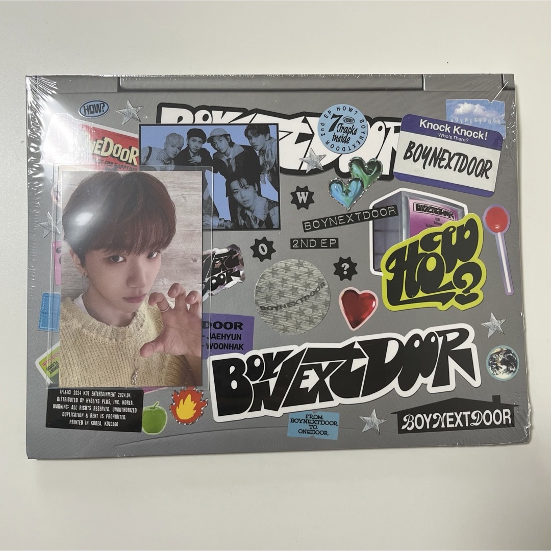 BOYNEXTDOOR(ボーイネクストドア)のBOYNEXTDOOR HOW? アルバム ユニバ UMS トレカ ウナク エンタメ/ホビーのCD(K-POP/アジア)の商品写真