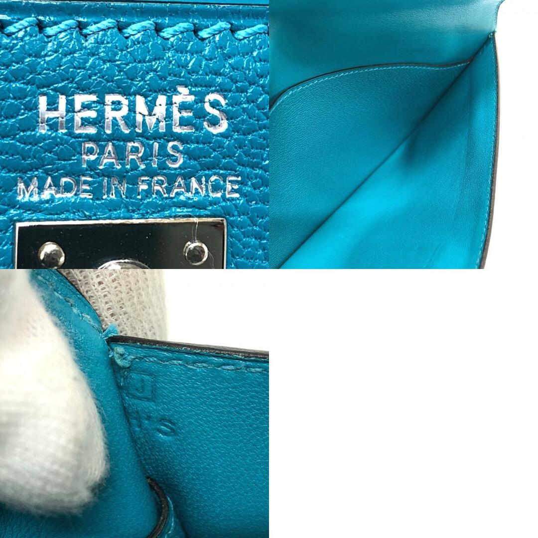 Hermes(エルメス)のエルメス HERMES ストッパー シェーヌダンクル フラット セカンド ポーチ シェブルミゾル □J刻刻 ブルージーン レディースのファッション小物(ポーチ)の商品写真