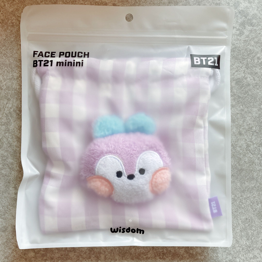 BT21(ビーティーイシビル)の【 BT21 】 フェイスポーチ バインダー ミニノート バニー MANG マン エンタメ/ホビーのタレントグッズ(アイドルグッズ)の商品写真