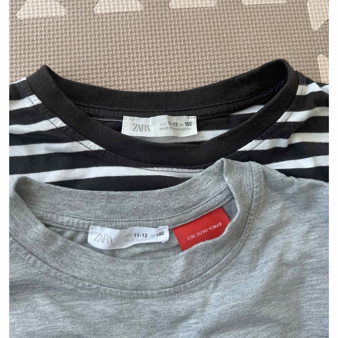 ZARA KIDS(ザラキッズ)の【2枚セット】ZARA キッズ　150cm  半袖Tシャツ キッズ/ベビー/マタニティのキッズ服男の子用(90cm~)(Tシャツ/カットソー)の商品写真