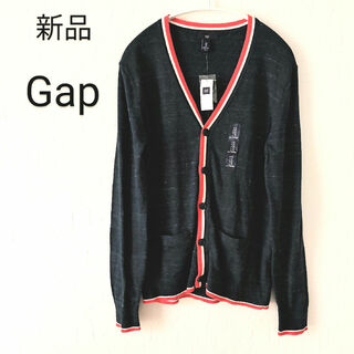 GAP - 【新品】Gap カーディガン Vネック 長袖 ネイビー  メンズ S
