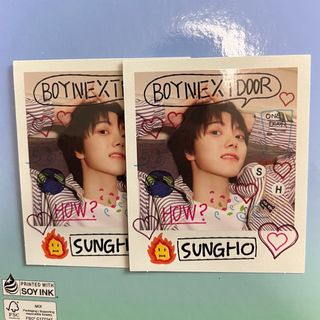 BOYNEXTDOOR HOW?  sticker ソンホ ポラロイド(K-POP/アジア)