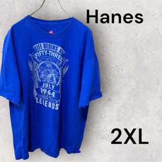 ヘインズ(Hanes)の★アメカジ★古着　ビンテージTシャツ　Hanes 2XLサイズ(Tシャツ/カットソー(半袖/袖なし))