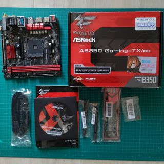 ASRock マザーボード FATAL1TY AB350 GAMING-ITX…