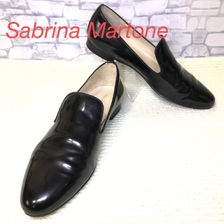 【美品】Sabrina Martone  黒　オペラシューズ　23.5cm(バレエシューズ)