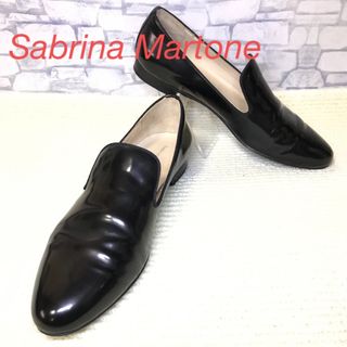 【美品】Sabrina Martone  レザー　オペラシューズ　23.5cm(バレエシューズ)