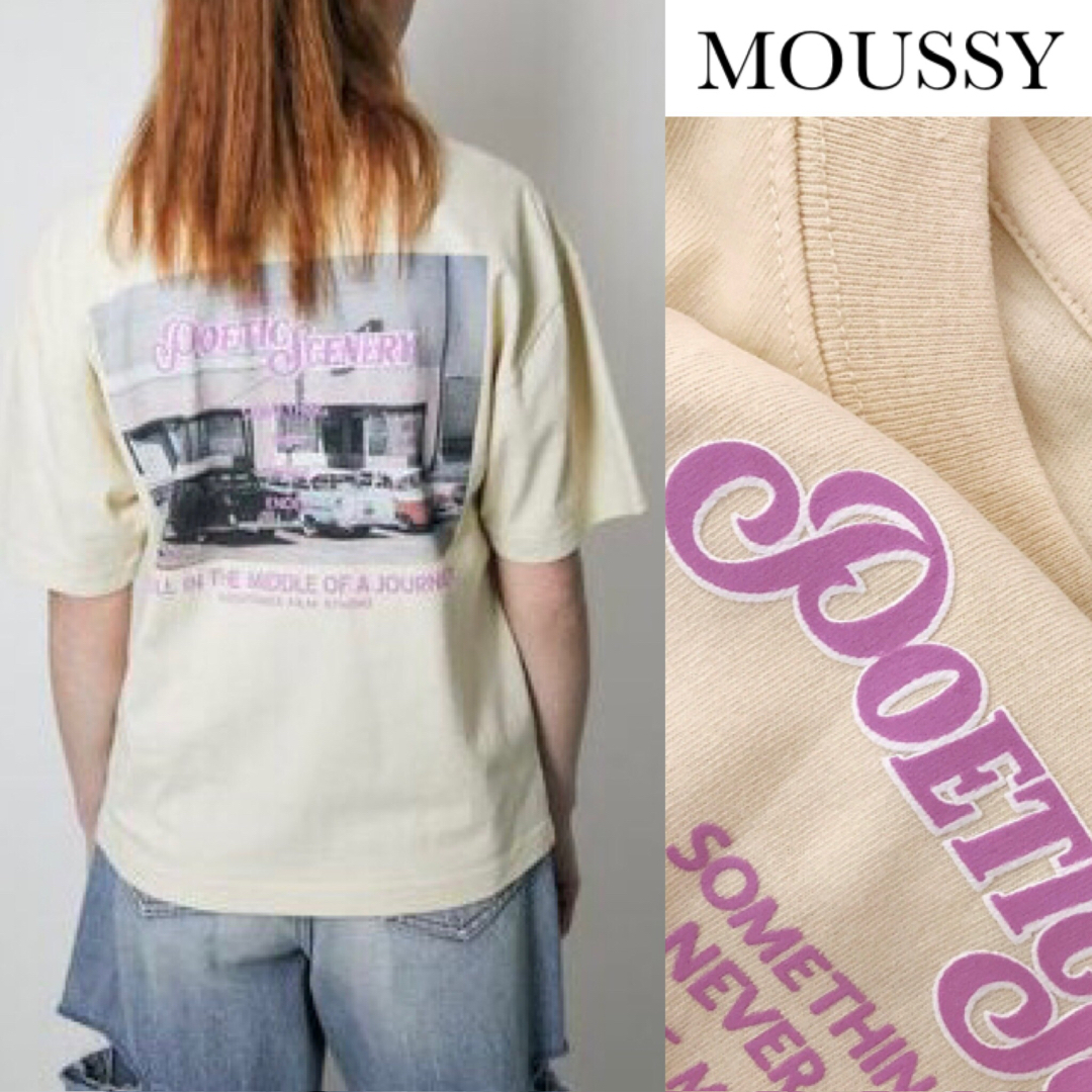 moussy(マウジー)のマウジー MAKE A FILM PHOTO Tシャツ レディースのトップス(Tシャツ(半袖/袖なし))の商品写真