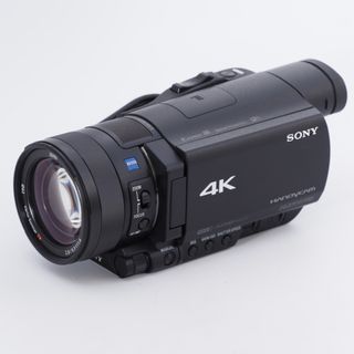 ソニー(SONY)のSONY ソニー ビデオカメラ FDR-AX100 4K 光学12倍 ブラック Handycam FDR-AX100 BC #9510(ビデオカメラ)