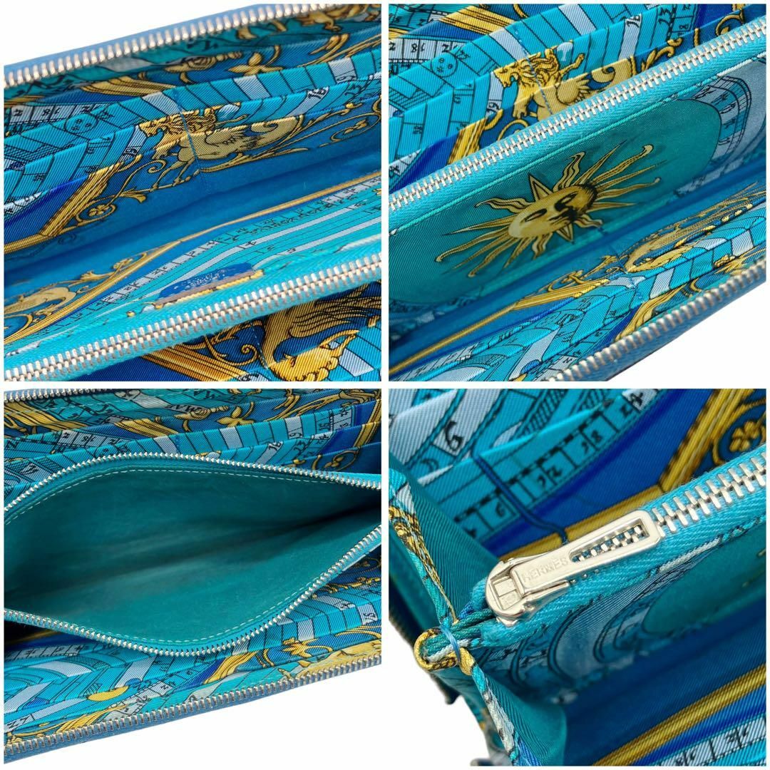 Hermes(エルメス)の⭐️良品⭐️ エルメス アザップロング シルクイン ヴォーエプソン ブルー レディースのファッション小物(財布)の商品写真