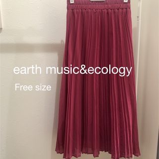 アースミュージックアンドエコロジー(earth music & ecology)のearth music&ecology プリーツスカート(その他)