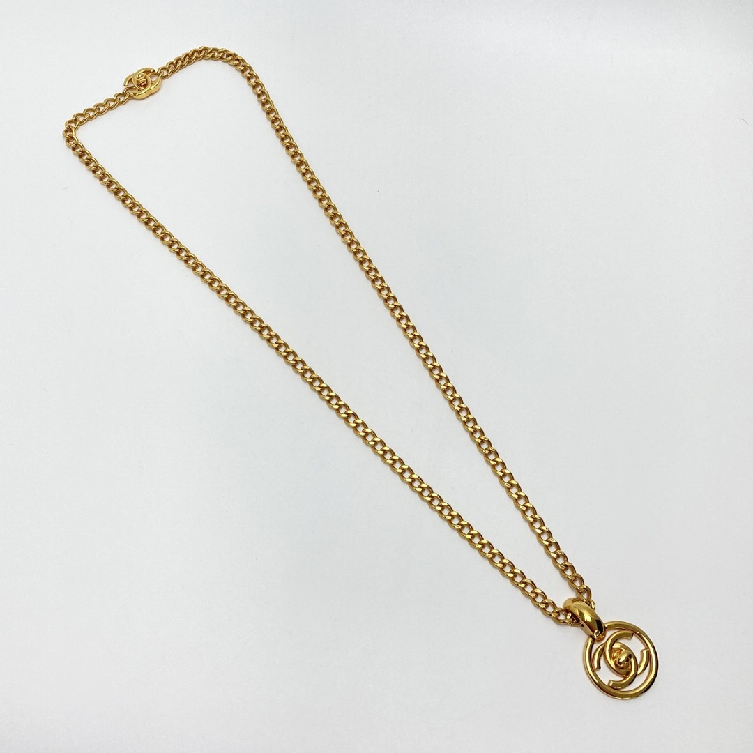 CHANEL(シャネル)の☆☆CHANEL シャネル ココマーク ラウンド ターンロック ネックレス 97P ゴールド GP レディースのアクセサリー(ネックレス)の商品写真