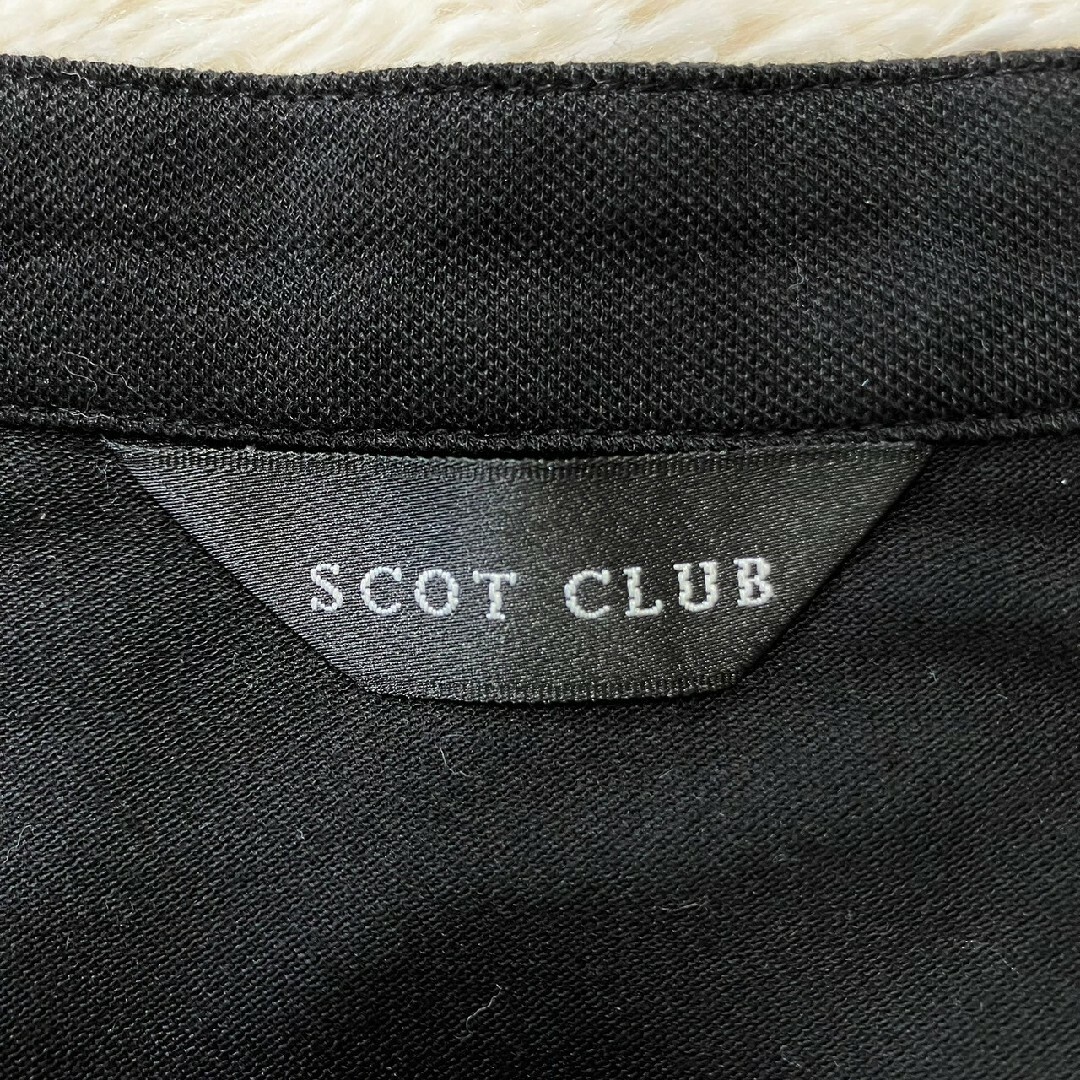 SCOT CLUB(スコットクラブ)の★極美品★SCOT CLUB スコットクラブ ポロシャツ生地 ロングワンピース レディースのワンピース(ロングワンピース/マキシワンピース)の商品写真