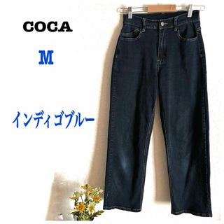 コカ(coca)のCOCA デニム ストレッチジーンズ インディゴブルー濃紺 M(デニム/ジーンズ)