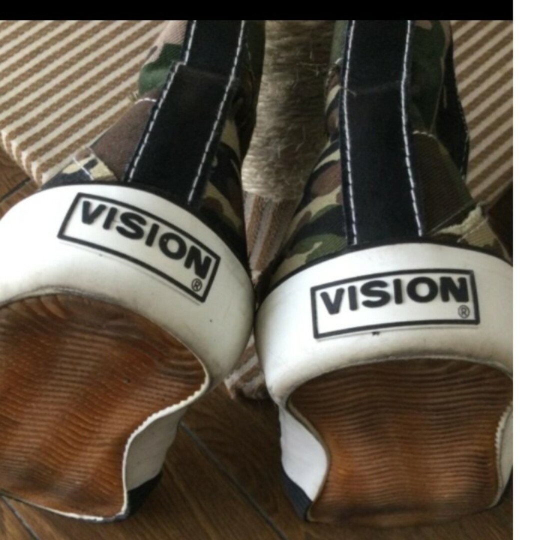 VISION STREET WEAR(ヴィジョン ストリート ウェア)のVISION STREET WEAR CANVAS HIカモフラ レディースの靴/シューズ(スニーカー)の商品写真