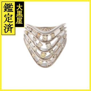 JEWELRY　ジュエリー リング　K18WG ダイヤモンド　#15【472】H(リング(指輪))