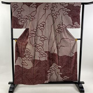 訪問着 身丈158cm 裄丈64.5cm 正絹 秀品 【中古】(着物)