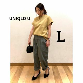 ユニクロ(UNIQLO)のUNIQLO U ボクシーT  Tシャツ 半袖  高見え(Tシャツ(半袖/袖なし))