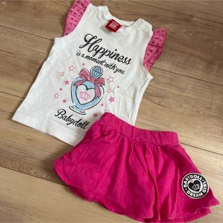 ベビードール(BABYDOLL)のベビド セットアップ 80 女の子(Ｔシャツ)