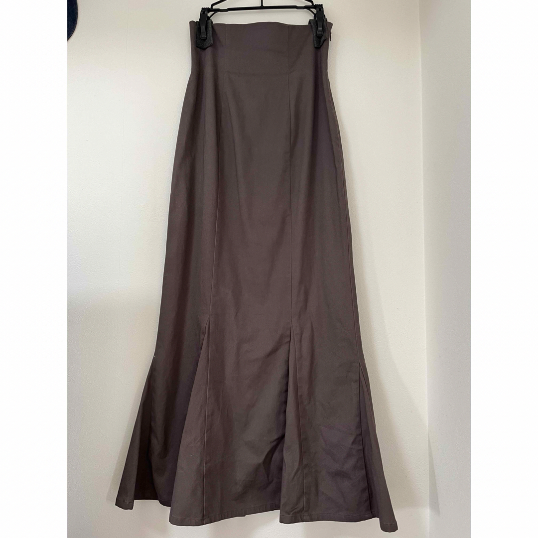 SNIDEL(スナイデル)のスナイデル  snidel マーメイドスカート　モカ レディースのスカート(ロングスカート)の商品写真