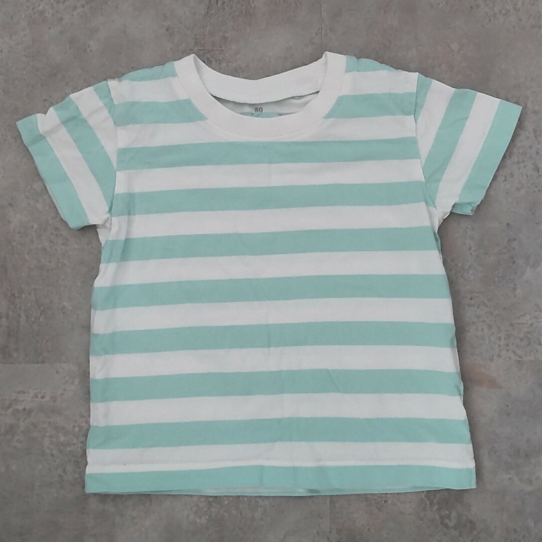 MUJI (無印良品)(ムジルシリョウヒン)の半袖Tシャツ80 キッズ/ベビー/マタニティのベビー服(~85cm)(Ｔシャツ)の商品写真