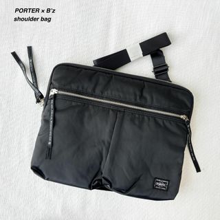 ポーター(PORTER)の未使用 B'z×PORTER 30周年記念モデル ショルダーバッグ 斜めがけ 黒(ショルダーバッグ)