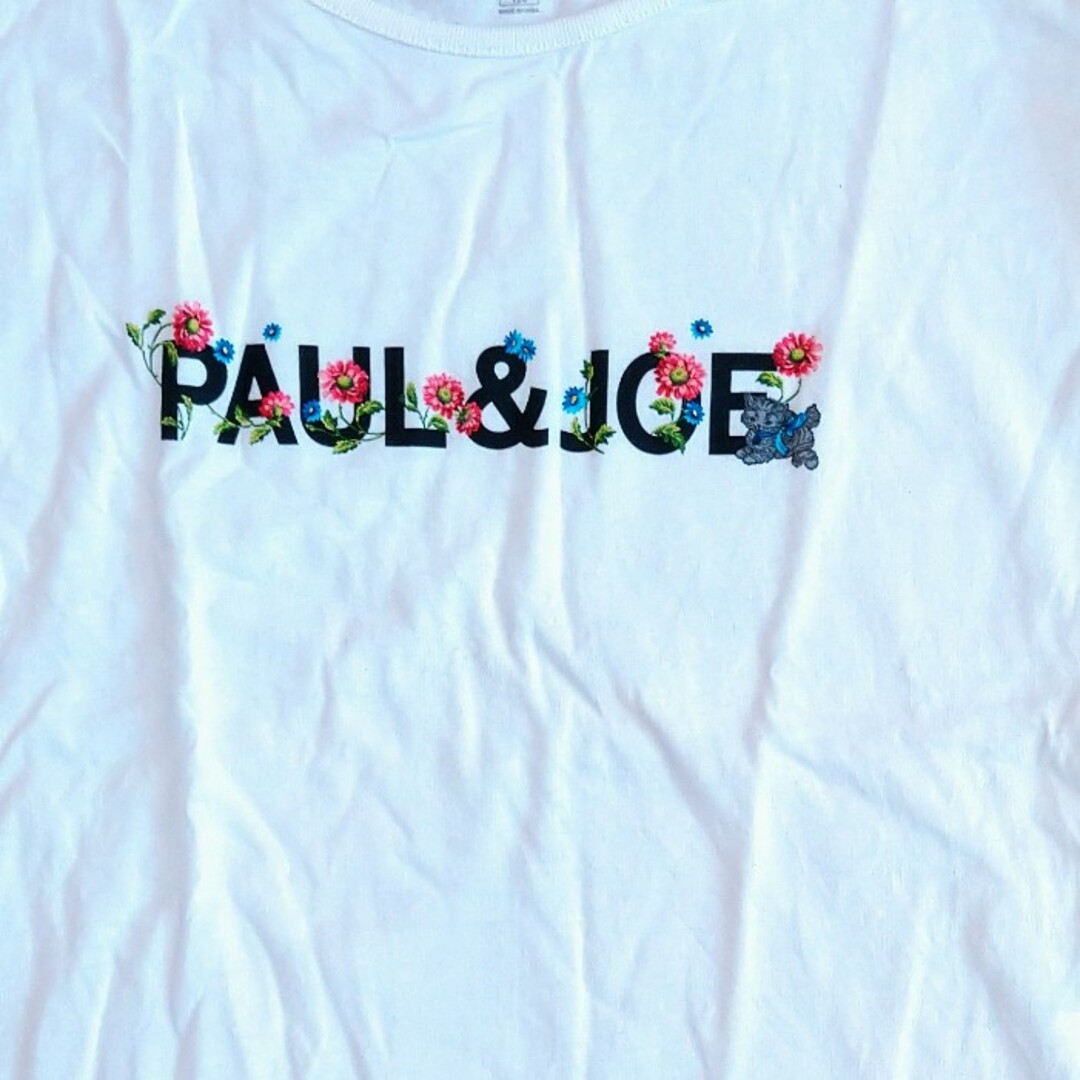 UNIQLO(ユニクロ)のユニクロ　ポールアンドジョー　ロゴTシャツ　120cm キッズ/ベビー/マタニティのキッズ服女の子用(90cm~)(Tシャツ/カットソー)の商品写真