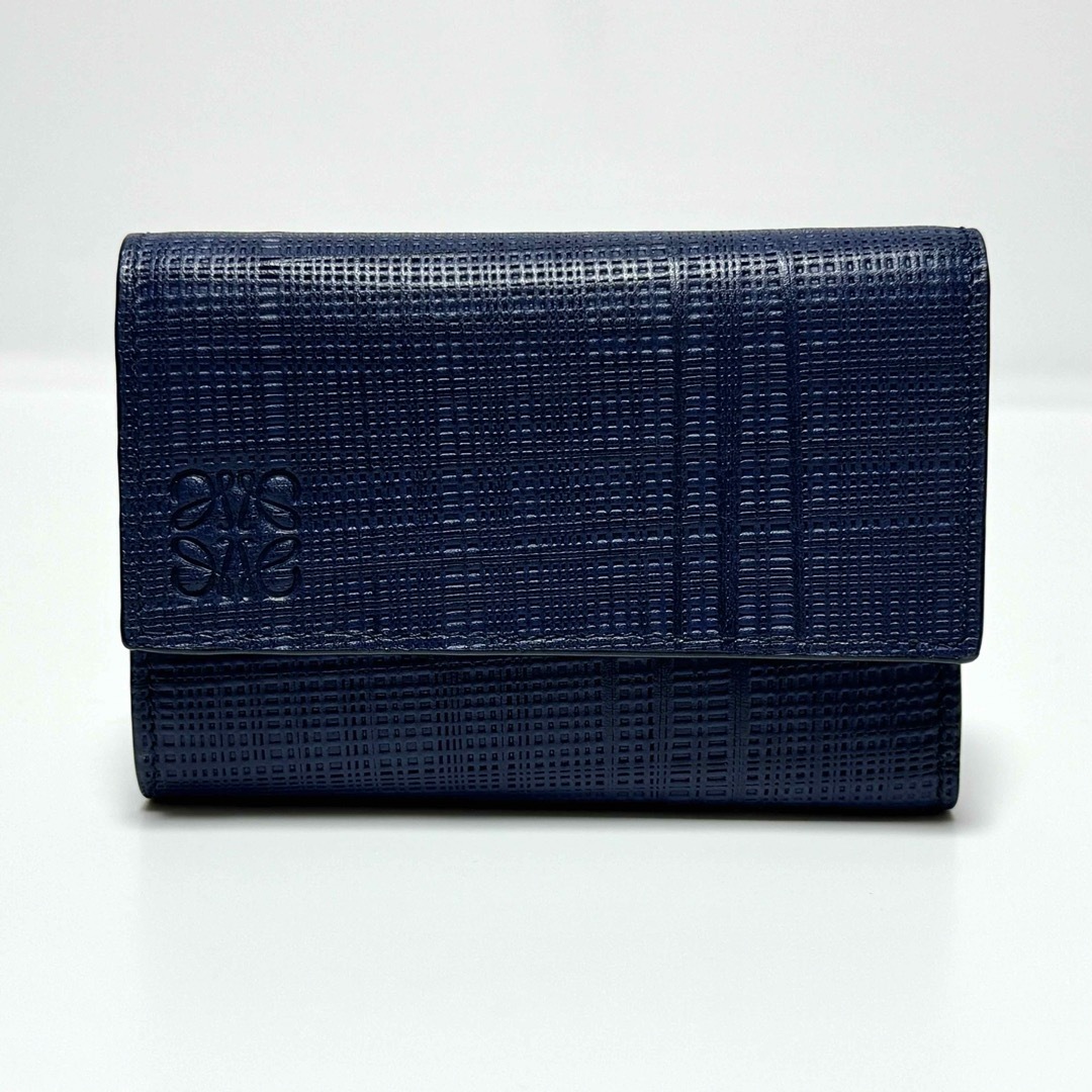 LOEWE(ロエベ)のロエベ リネン スモール ヴァーティカル ジップ ウォレット 三つ折り 財布 レディースのファッション小物(財布)の商品写真