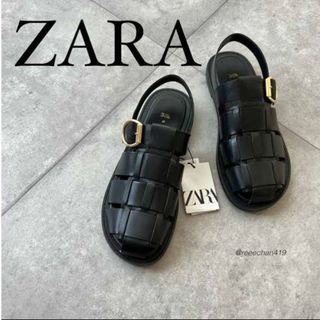 ザラ(ZARA)のZARA　グルカサンダル　レザーサンダル(サンダル)