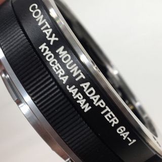 キョウセラ(京セラ)のCONTAX コンタックス 京セラ純正マウントアダプター GA-1 美品(フィルムカメラ)