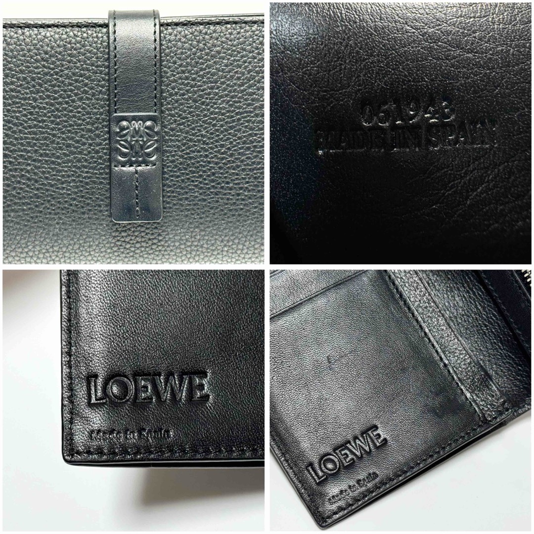 LOEWE(ロエベ)のロエベ アナグラム ラージ ヴァーティカル ウォレット 長財布 黒 レディースのファッション小物(財布)の商品写真