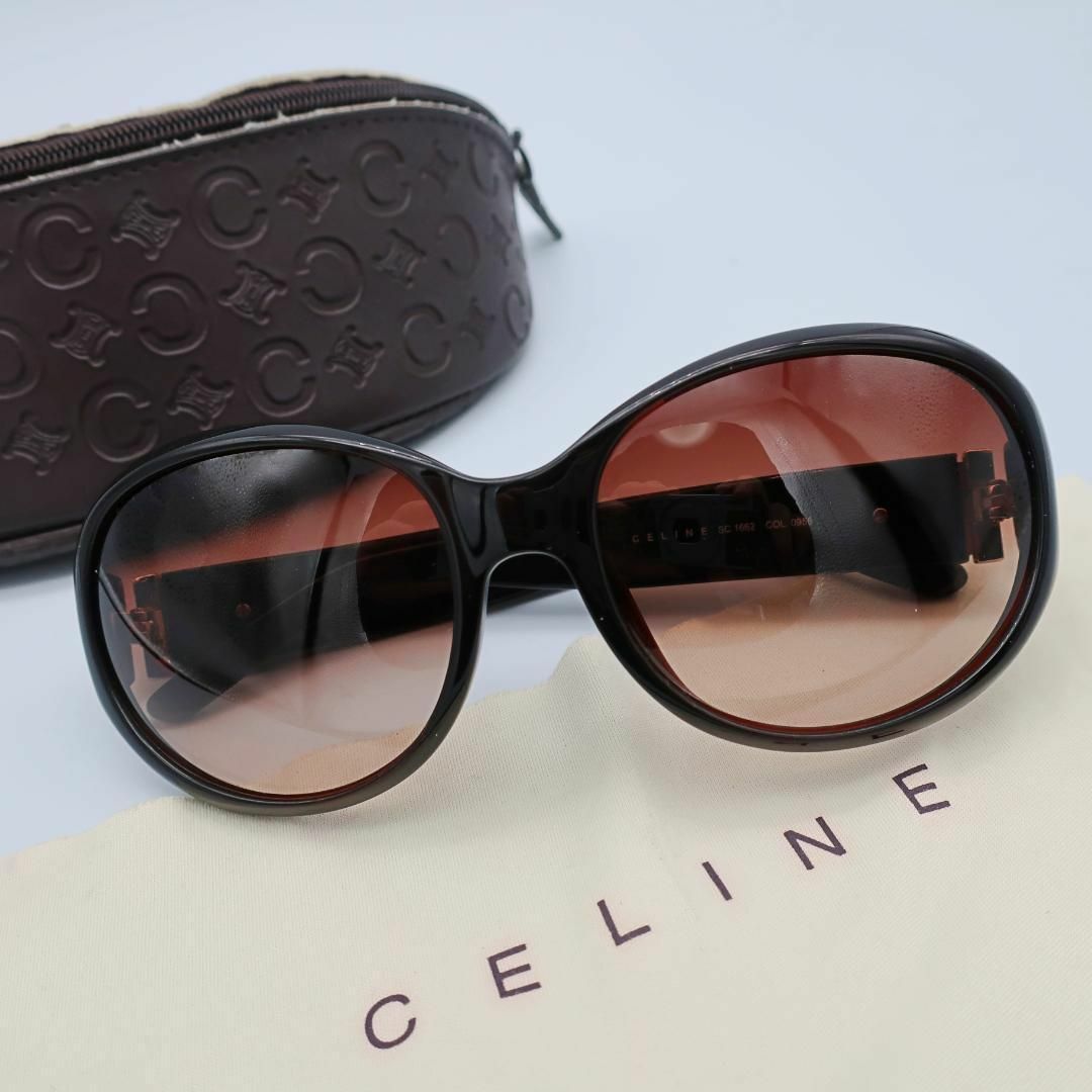 celine(セリーヌ)の正規品 セリーヌ CELINE サングラス Sunglasses トリオンフ 茶 レディースのファッション小物(サングラス/メガネ)の商品写真