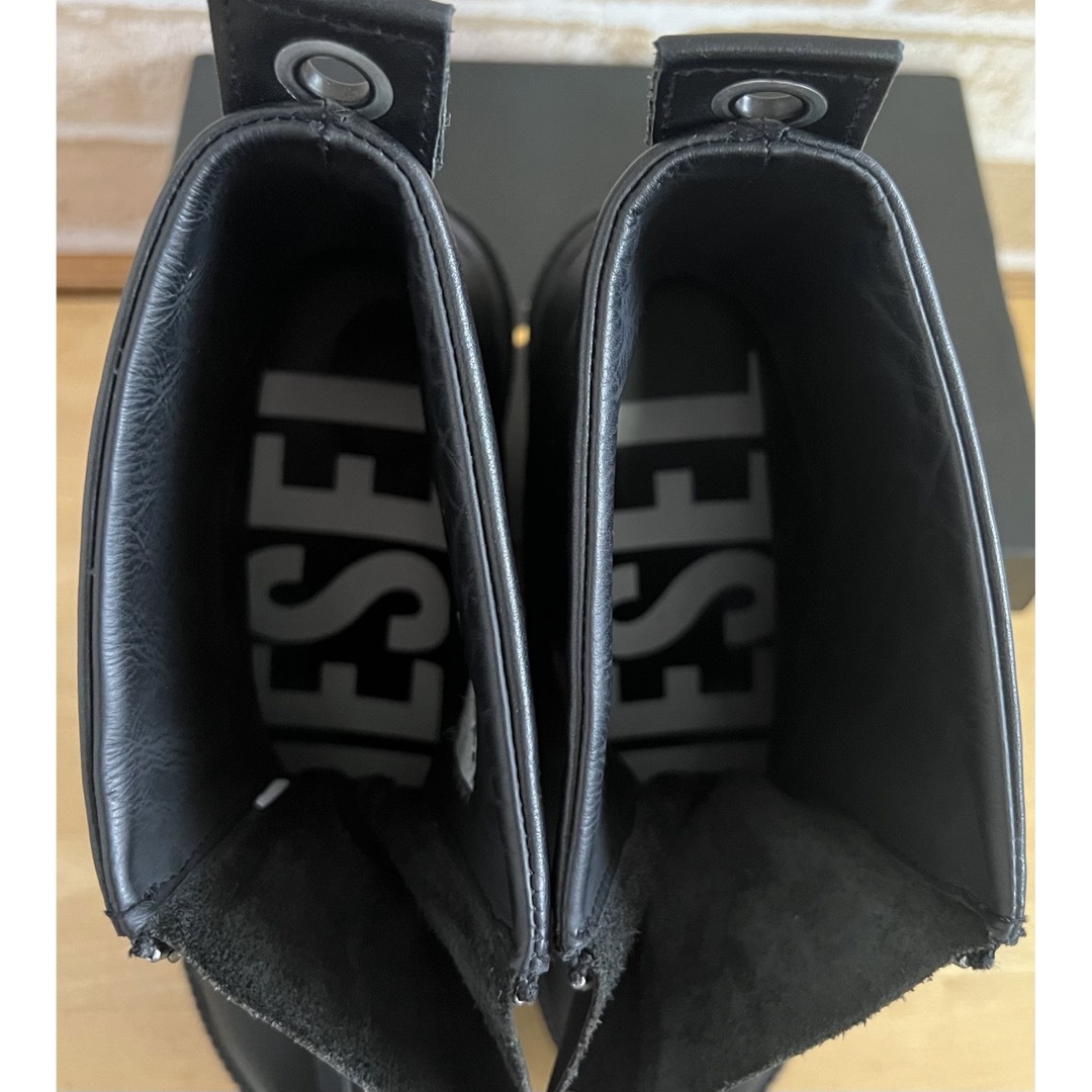 DIESEL(ディーゼル)のDIESEL メンズ カウレザー ブーツ　センターファスナー メンズの靴/シューズ(ブーツ)の商品写真