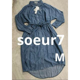 SCOT CLUB - 美品☆ soeur7 シャツワンピース　サイズ2