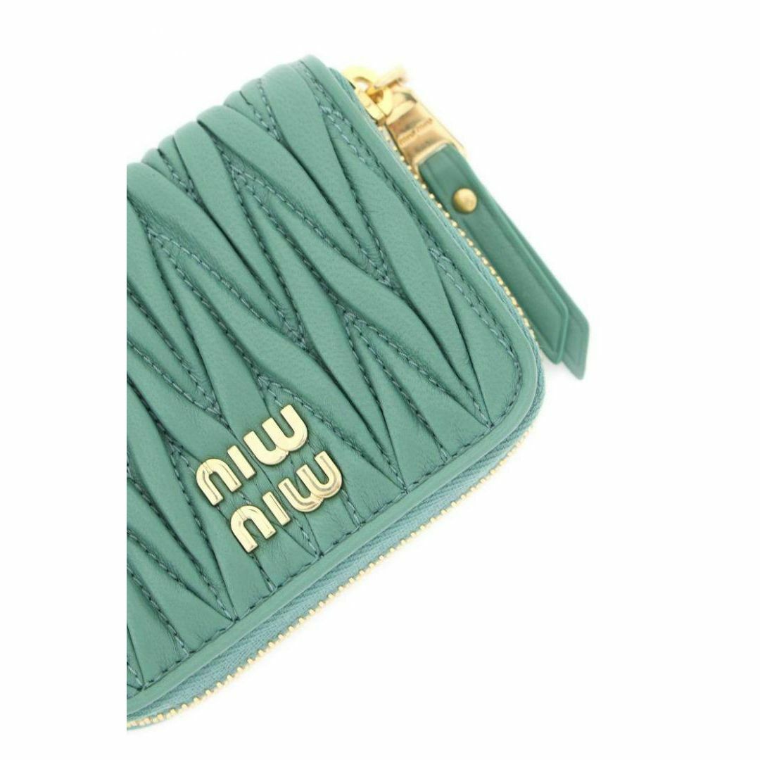 miumiu(ミュウミュウ)の新品未使用BOXあり◆miumiu マテラッセレザー コンパクト ウォレット レディースのファッション小物(財布)の商品写真